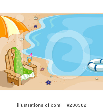 Royalty-Free (RF) Beach Clipart Illustration by BNP Design Studio - Stock Sample #230302