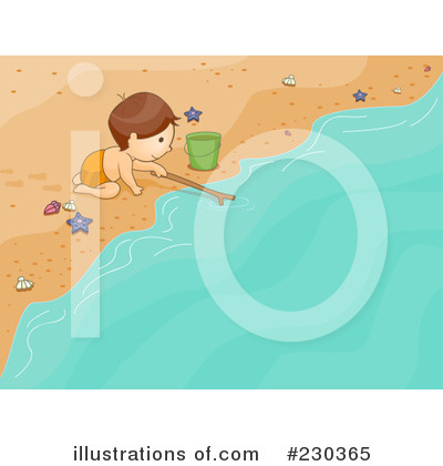 Royalty-Free (RF) Beach Clipart Illustration by BNP Design Studio - Stock Sample #230365