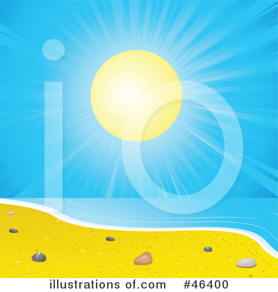 Royalty-Free (RF) Beach Clipart Illustration by elaineitalia - Stock Sample #46400