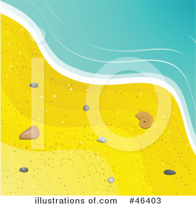 Royalty-Free (RF) Beach Clipart Illustration by elaineitalia - Stock Sample #46403