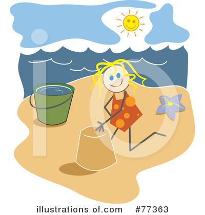 Royalty-Free (RF) Beach Clipart Illustration by Prawny - Stock Sample #77363