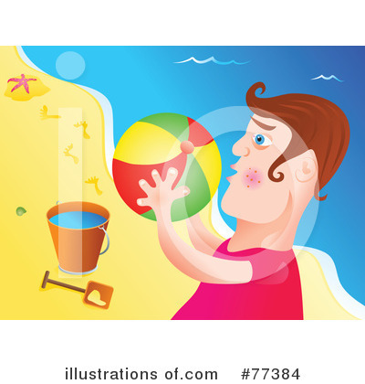 Royalty-Free (RF) Beach Clipart Illustration by Prawny - Stock Sample #77384