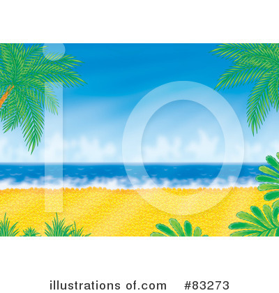 Royalty-Free (RF) Beach Clipart Illustration by Alex Bannykh - Stock Sample #83273