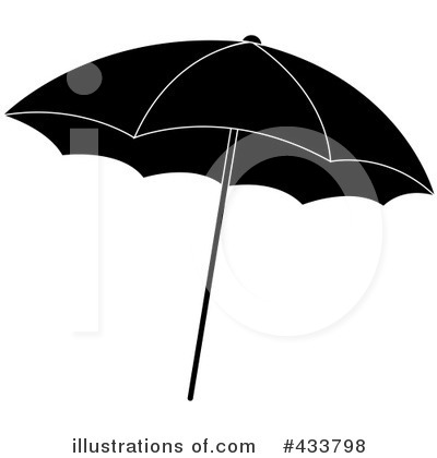 Royalty-Free (RF) Beach Umbrella Clipart Illustration by Pams Clipart - Stock Sample #433798