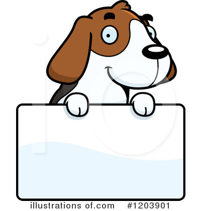 Beagle Clipart #1203901 by Cory Thoman