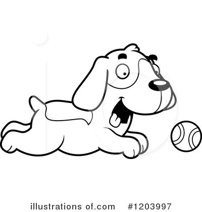 Beagle Clipart #1203997 by Cory Thoman