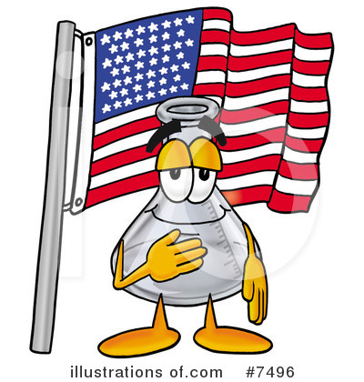 Royalty-Free (RF) Beaker Clipart Illustration by Mascot Junction - Stock Sample #7496
