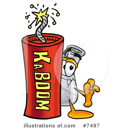 Royalty-Free (RF) Beaker Clipart Illustration by Mascot Junction - Stock Sample #7497