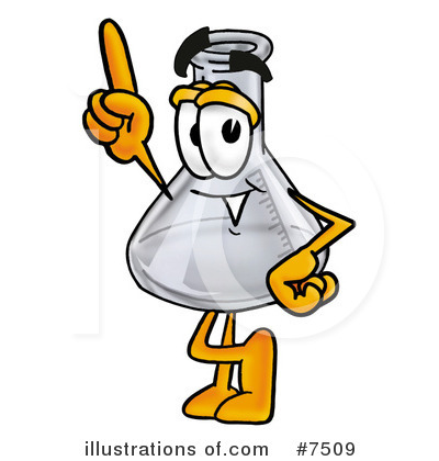 Royalty-Free (RF) Beaker Clipart Illustration by Mascot Junction - Stock Sample #7509