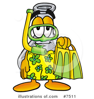 Royalty-Free (RF) Beaker Clipart Illustration by Mascot Junction - Stock Sample #7511