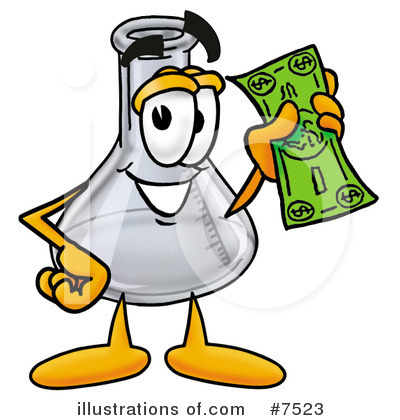 Royalty-Free (RF) Beaker Clipart Illustration by Mascot Junction - Stock Sample #7523