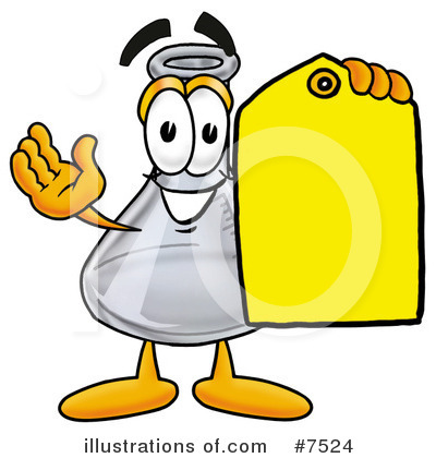 Royalty-Free (RF) Beaker Clipart Illustration by Mascot Junction - Stock Sample #7524