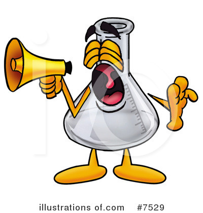 Royalty-Free (RF) Beaker Clipart Illustration by Mascot Junction - Stock Sample #7529