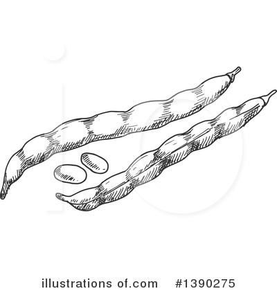 Royalty-Free (RF) Bean Clipart Illustration by Vector Tradition SM - Stock Sample #1390275