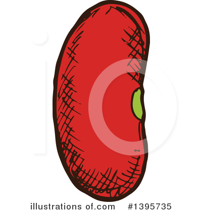 Royalty-Free (RF) Bean Clipart Illustration by Vector Tradition SM - Stock Sample #1395735