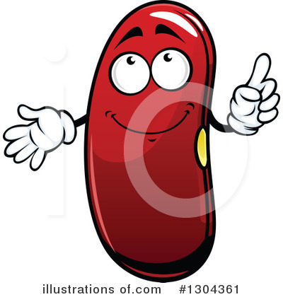 Royalty-Free (RF) Beans Clipart Illustration by Vector Tradition SM - Stock Sample #1304361