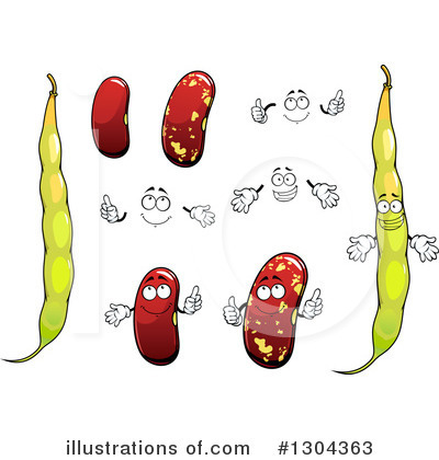 Legumes Clipart #1304363 by Vector Tradition SM