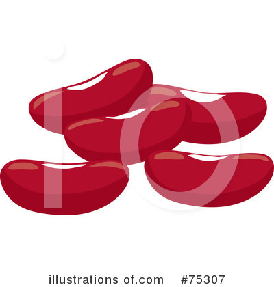 Royalty-Free (RF) Beans Clipart Illustration by Rosie Piter - Stock Sample #75307