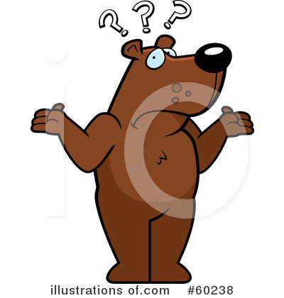 Royalty-Free (RF) Bear Character Clipart Illustration by Cory Thoman - Stock Sample #60238