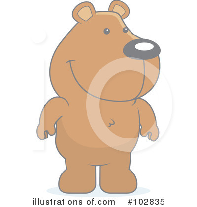 Royalty-Free (RF) Bear Clipart Illustration by Cory Thoman - Stock Sample #102835