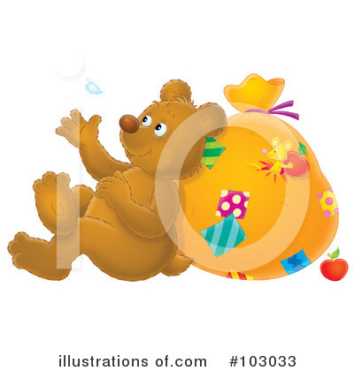Royalty-Free (RF) Bear Clipart Illustration by Alex Bannykh - Stock Sample #103033