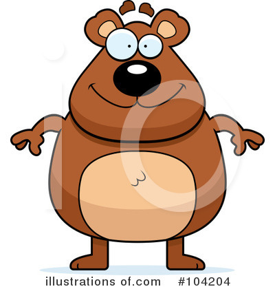 Bear Clipart #104204 by Cory Thoman