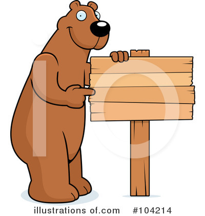 Bear Character Clipart #104214 by Cory Thoman