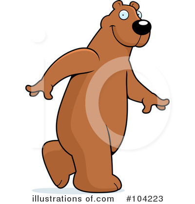 Bear Character Clipart #104223 by Cory Thoman