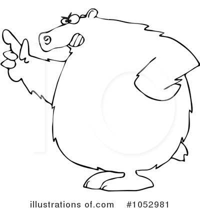 Royalty-Free (RF) Bear Clipart Illustration by djart - Stock Sample #1052981