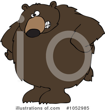 Royalty-Free (RF) Bear Clipart Illustration by djart - Stock Sample #1052985