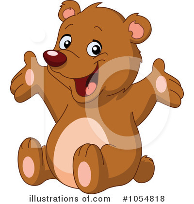 Royalty-Free (RF) Bear Clipart Illustration by yayayoyo - Stock Sample #1054818