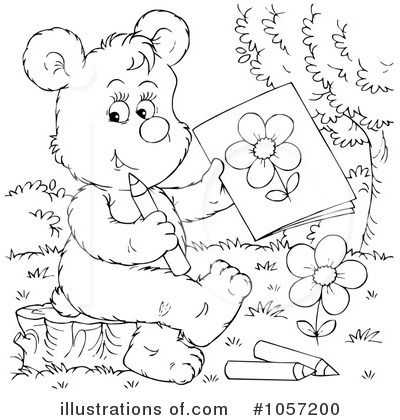 Royalty-Free (RF) Bear Clipart Illustration by Alex Bannykh - Stock Sample #1057200