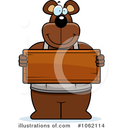 Bear Character Clipart #1062114 by Cory Thoman