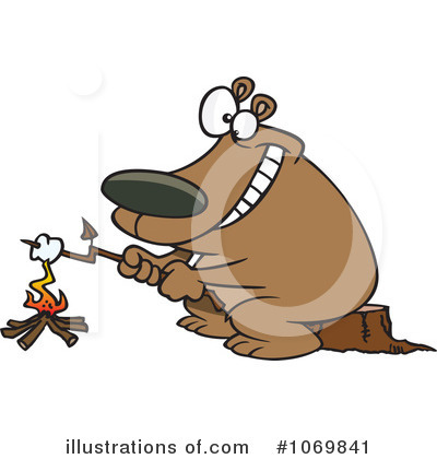 Royalty-Free (RF) Bear Clipart Illustration by toonaday - Stock Sample #1069841
