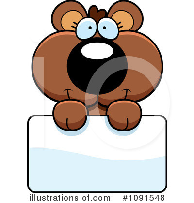 Royalty-Free (RF) Bear Clipart Illustration by Cory Thoman - Stock Sample #1091548