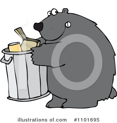 Royalty-Free (RF) Bear Clipart Illustration by djart - Stock Sample #1101695