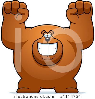 Royalty-Free (RF) Bear Clipart Illustration by Cory Thoman - Stock Sample #1114754