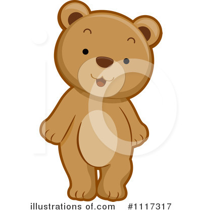 Royalty-Free (RF) Bear Clipart Illustration by BNP Design Studio - Stock Sample #1117317
