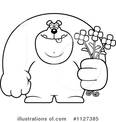 Giving Flowers Clipart #1127385 by Cory Thoman