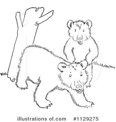 Royalty-Free (RF) Bear Clipart Illustration by Picsburg - Stock Sample #1129275