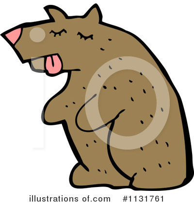 Royalty-Free (RF) Bear Clipart Illustration by lineartestpilot - Stock Sample #1131761