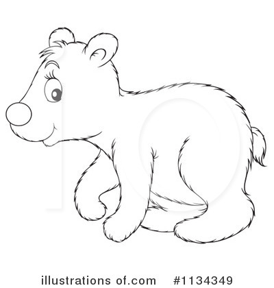 Royalty-Free (RF) Bear Clipart Illustration by Alex Bannykh - Stock Sample #1134349