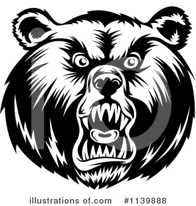 Grizzly Clipart #1139888 by Vector Tradition SM