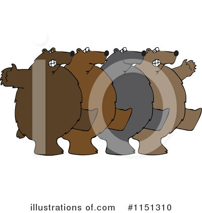 Royalty-Free (RF) Bear Clipart Illustration by djart - Stock Sample #1151310