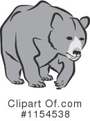 Bear Clipart #1154538 by Johnny Sajem