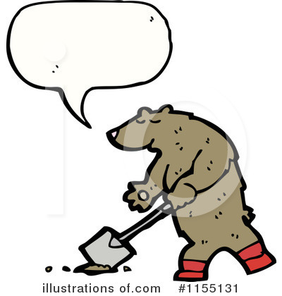 Royalty-Free (RF) Bear Clipart Illustration by lineartestpilot - Stock Sample #1155131