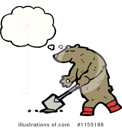 Royalty-Free (RF) Bear Clipart Illustration by lineartestpilot - Stock Sample #1155186