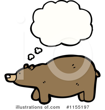 Royalty-Free (RF) Bear Clipart Illustration by lineartestpilot - Stock Sample #1155197