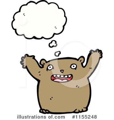 Royalty-Free (RF) Bear Clipart Illustration by lineartestpilot - Stock Sample #1155248