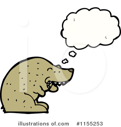Royalty-Free (RF) Bear Clipart Illustration by lineartestpilot - Stock Sample #1155253